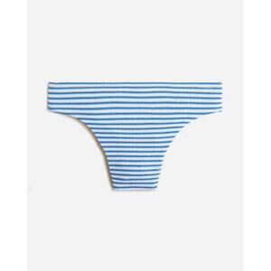 New J. Crew Striped Textured High Rise Bikini Swim Bathing Suit Bottom Size 2X